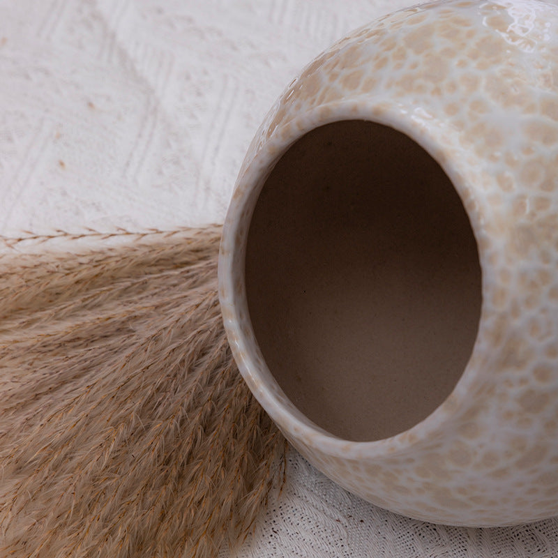 White Ceramic Flower Vase