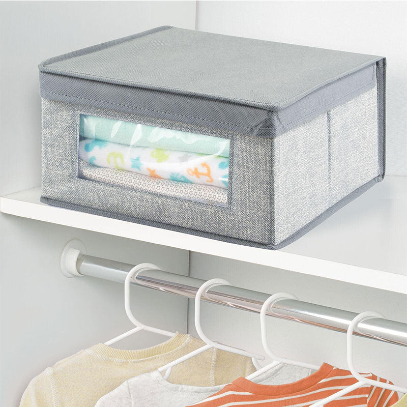 Foldable Clear PVC Storage Box With Lid