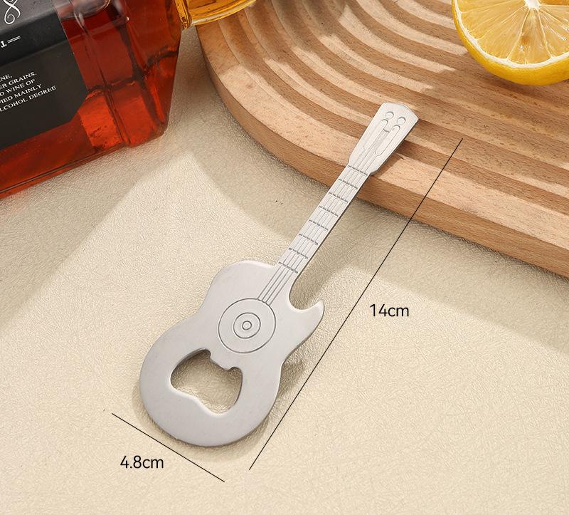 Magnetic Guitar Stainless Steel Beer Bottle Opener