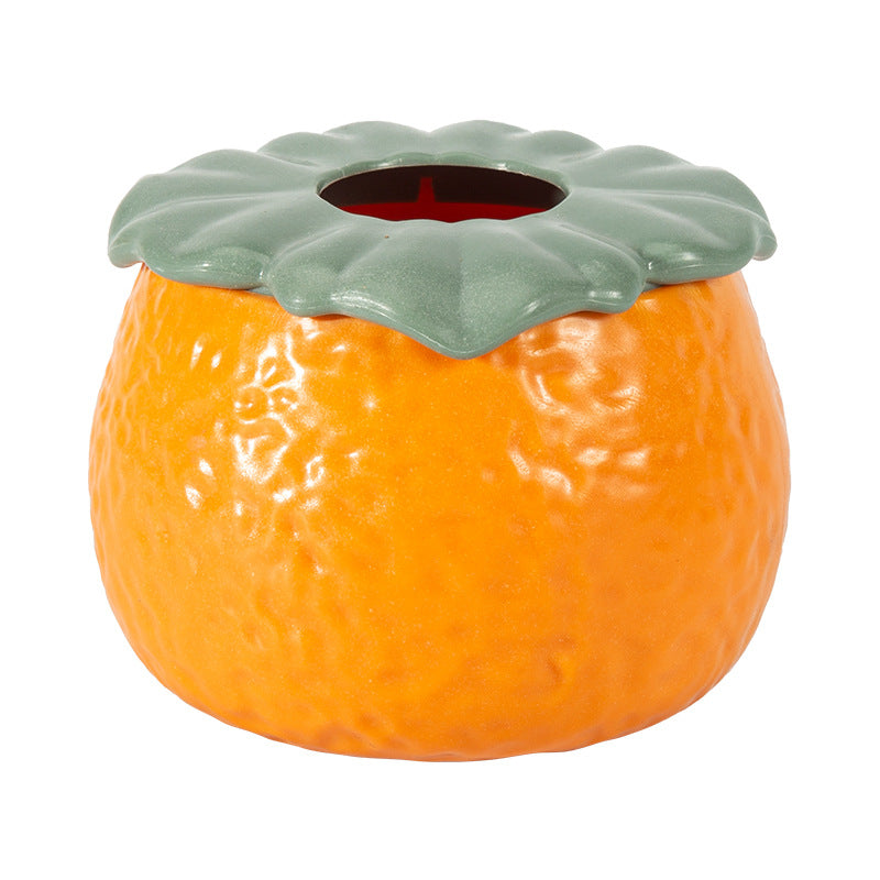 Orange Decorative Mini Vase