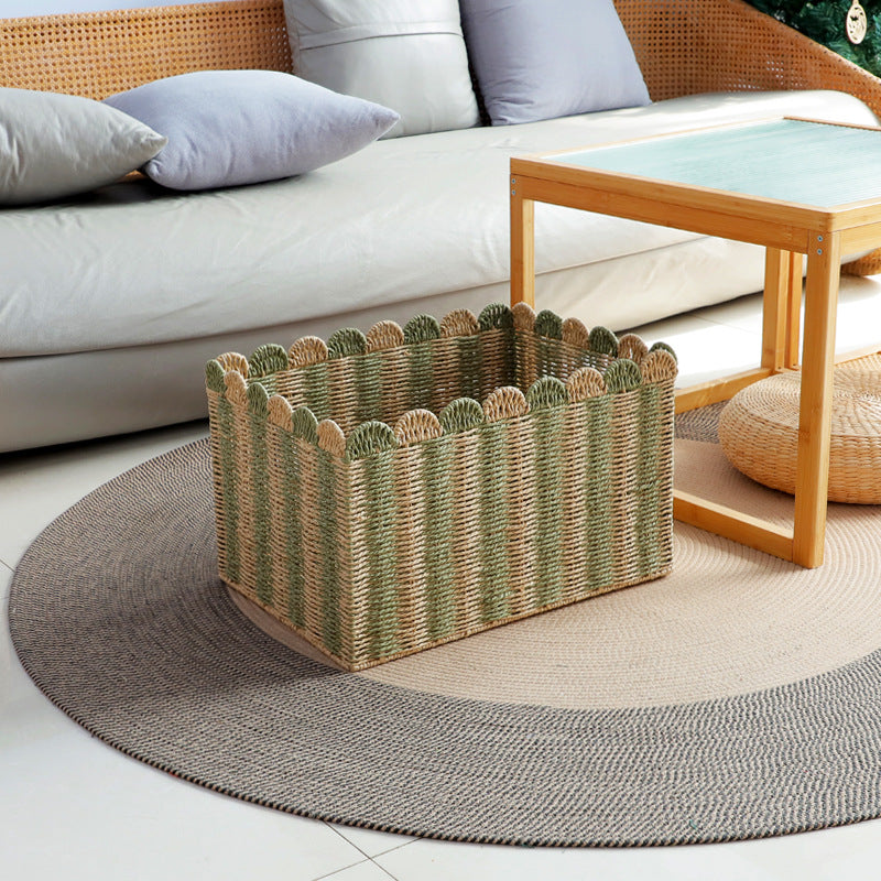 Woven Storage Basket For Clothes And Toys