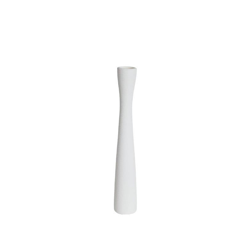 Slim White Ceramic Vase