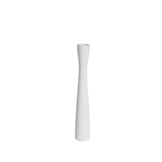 Slim White Ceramic Vase