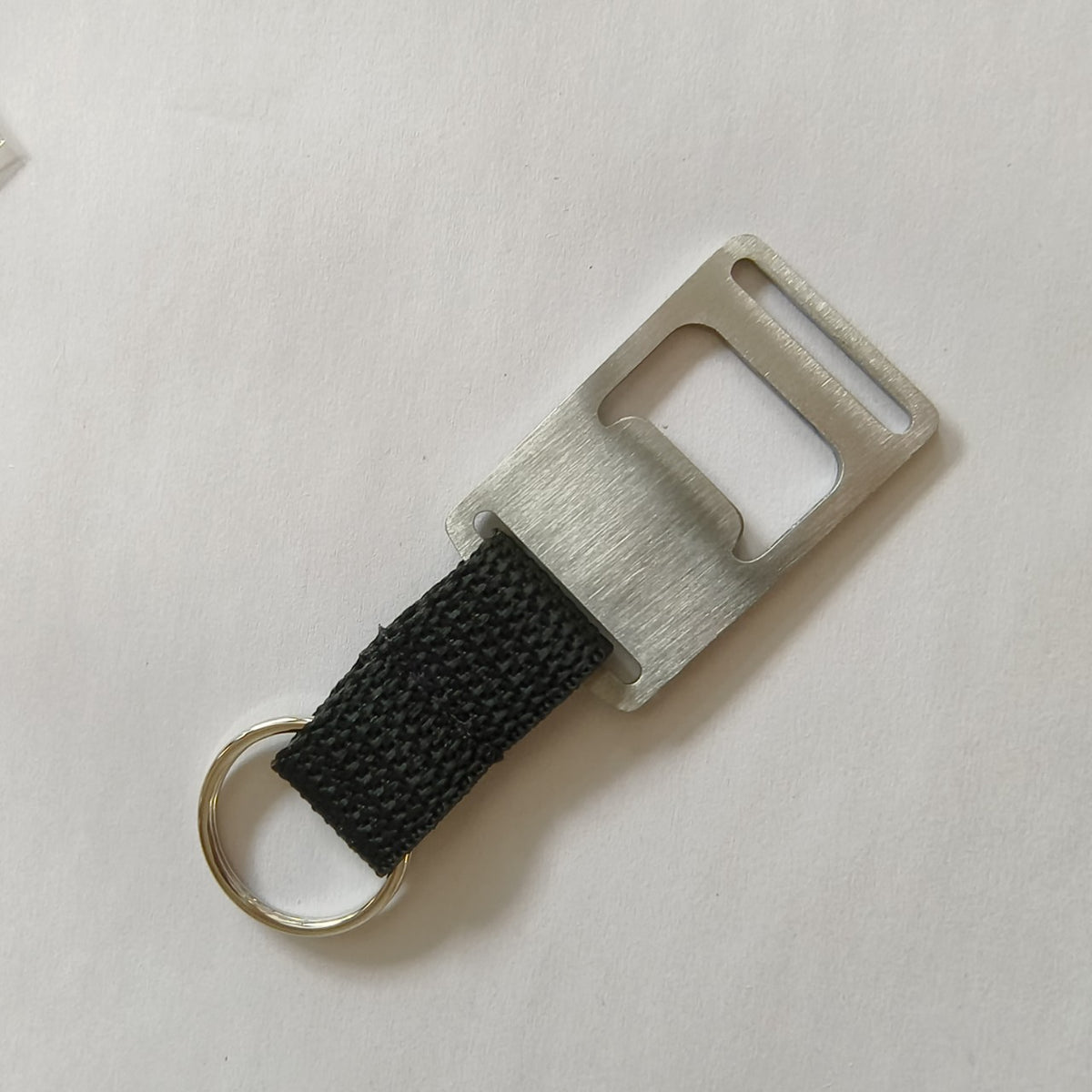 Stainless Steel Webbing Bottle Opener
