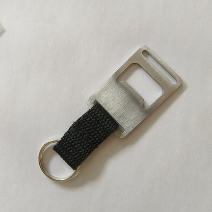 Stainless Steel Webbing Bottle Opener