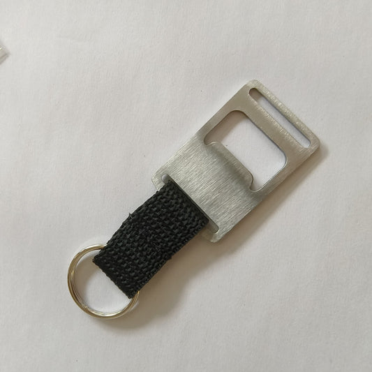 Stainless Steel Webbing Bottle Opener