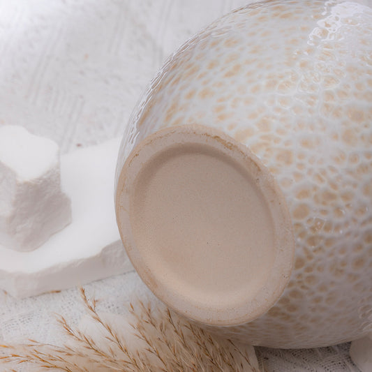 White Ceramic Flower Vase