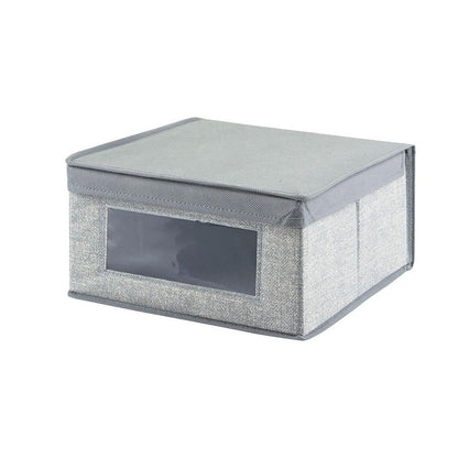 Foldable Clear PVC Storage Box With Lid
