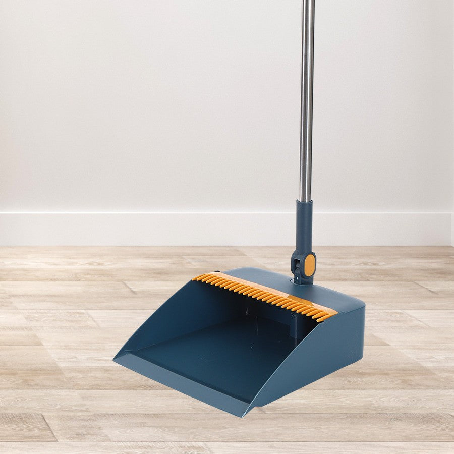Soft Broom And Dustpan Combo For Indoor Floors