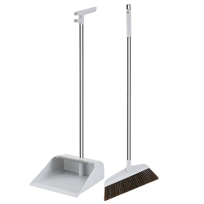 Soft Bristle Broom And Dustpan Set For Home