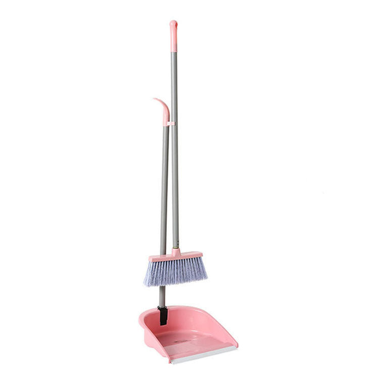 Folding Dustpan And Broom Set For Household Use