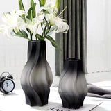 Frosted Glass Table Vase