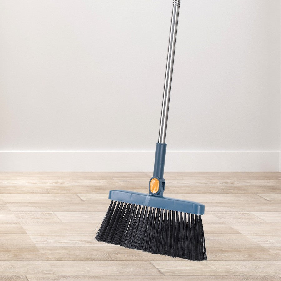 Soft Broom And Dustpan Combo For Indoor Floors